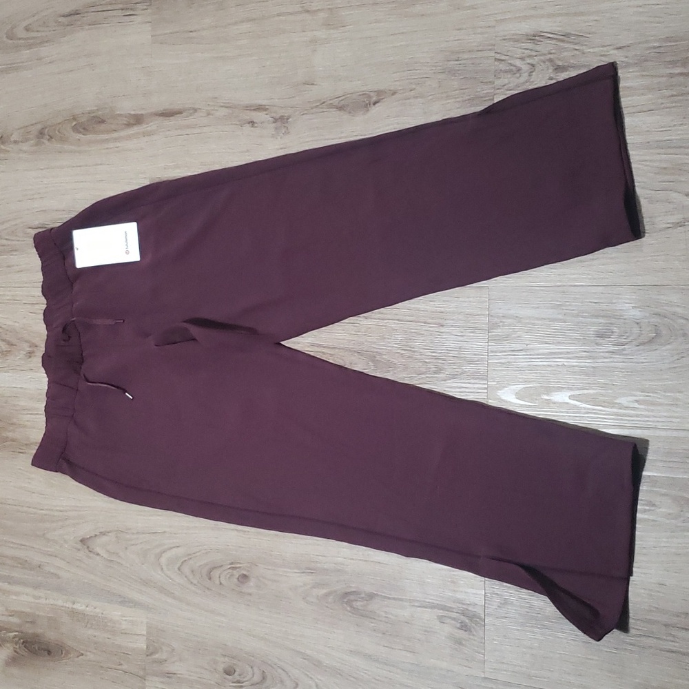 Lululemon On the Right Track Pant *Dark Adobe / Black Size 10